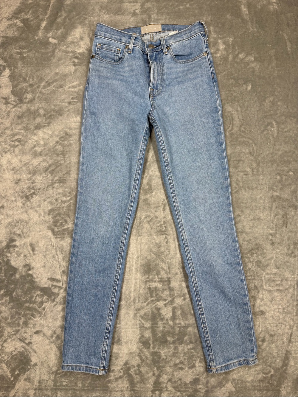 Everlane Classic Light Wash High Rise Straight Jeans